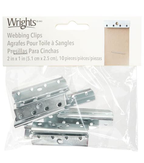 webbing clips metal joann fabrics|Two Inch Rubber Webbing Clips .